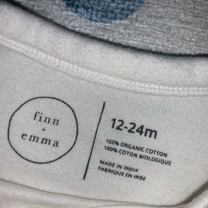 Finn + Emma “lucky” graphic tee. Size 12-24mo.